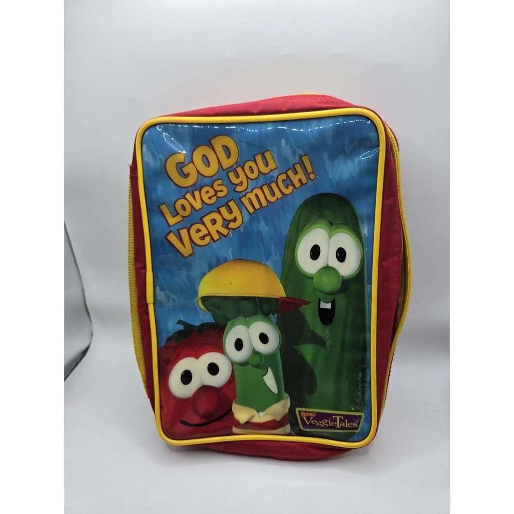 Vintage Veggie Tales Bible Carry Case